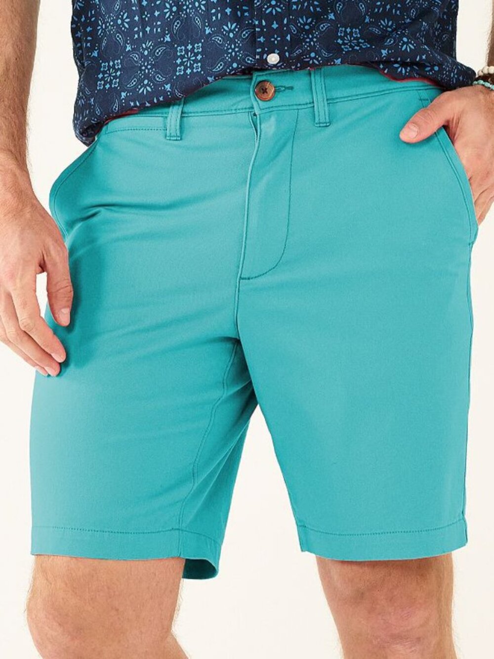 Men's Sonoma Goods For Life 9" Regular Fit Flat Front Shorts - Aldon Blue - 36